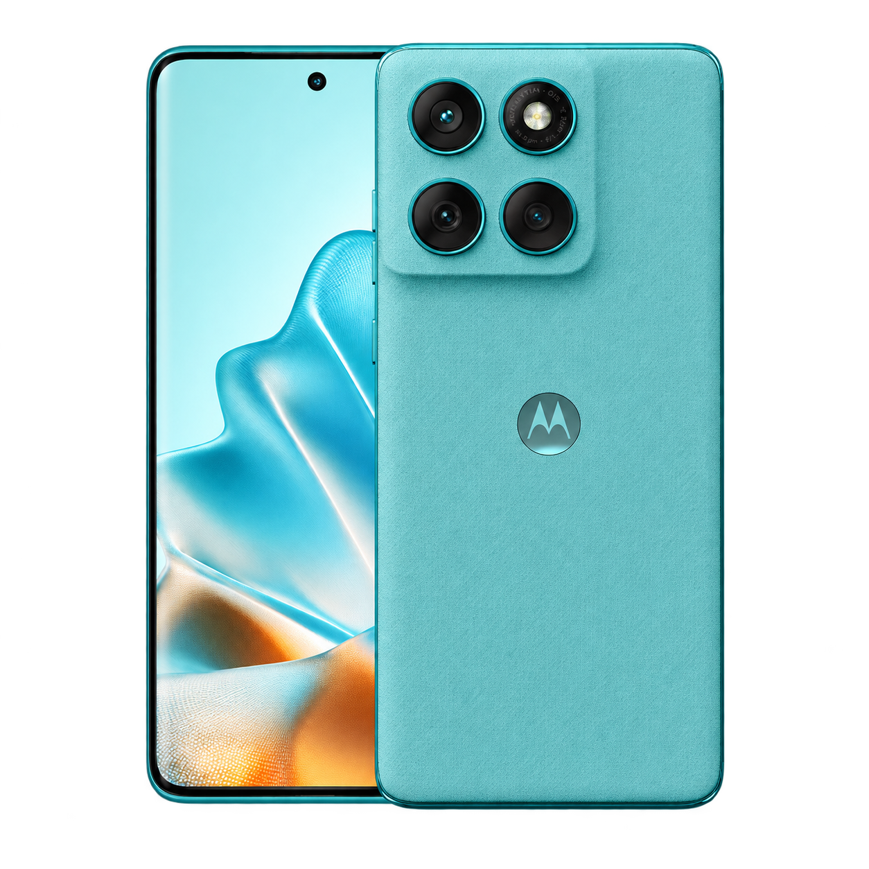 motorola edge 60 fusion shown from the front and back
